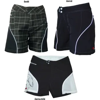 Cyklistické kalhoty Dámské kraťasy - Comtess 32 Černo bílá