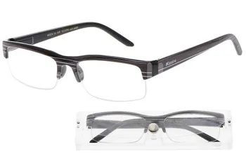 Brýle na čtení KEEN by American Way	Čtecí brýle UV400 černé s pruhy a pouzdrem