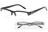 KEEN by American Way	Čtecí brýle UV400 černé s pruhy a pouzdrem, 3