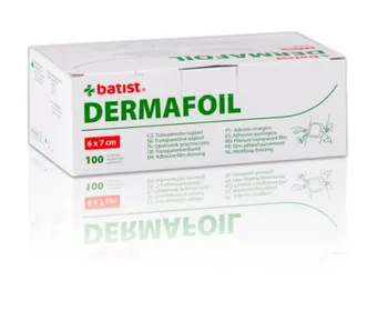 Náplast BATIST Medical Dermafoil 6 x 7 cm 100 ks