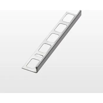 Stavební profil Lišta nerezová L, 11 mm / 2,5 m