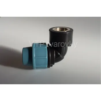 Instalatérský materiál DONSEN PPS koleno s vnitřním závitem MOSAZ Redukce: 50 x 6/4”