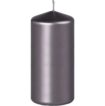 Svíčka Emocio válec 70x150 Metal šedá svíčka 462 gram