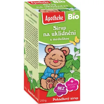 Přírodní produkt Apotheke Pohádkový sirup Na uklidnění s meduňkou Bio 250 g
