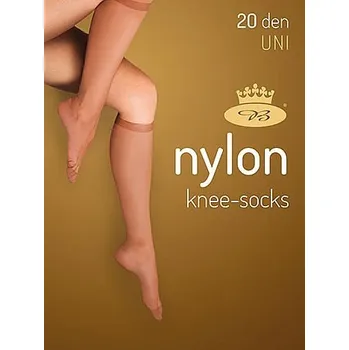 Dámské oblečení Punčochové podkolenky NYLON KNEE SOCKS 5 párů golden uni