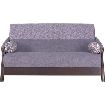 Sedací souprava Pohovka Oliwia L Clic-Clac s rozkladem a úložným prostorem z bukového dřeva