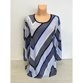 Dámská tunika Halenka POKLASA, Barva Bílá, Velikost XXL52, Materiál 98% Polyester 2% Lycra