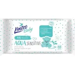 LINTEO BABY Vlhčené ubrousky Aqua sensitive 48 ks