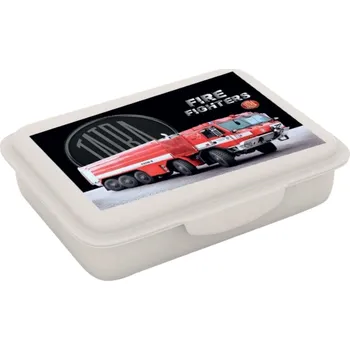 Karton P+P Box na svačinu 18 x 12,5 x 7 cm, Tatra hasiči