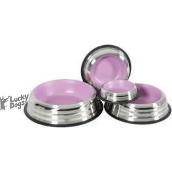 Miska pro psa Miska nerez protiskluz pes MERENDA 1l růžová Zolux