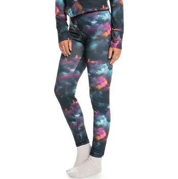 Dámské kalhoty roxy Dámské termoprádlo - kalhoty daybreak bottom true black pensine - kvj6