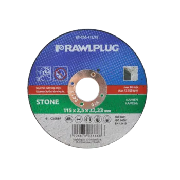 Řezný kotouč RAWLPLUG RT-CDS korundové řezné kotouče pro řezání kamenu Varianta: 115 x 25 mm
