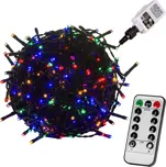VOLTRONIC Vánoční řetěz 60 m, 600 LED, barevný, ovladač