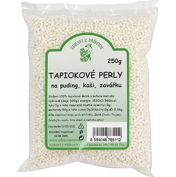 Zdraví z přírody Tapioca perly, 250 g
