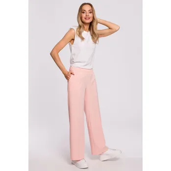Dámské kalhoty Široké kalhoty MOE M570 růžové EU velikost: XXL