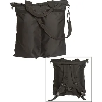 MIL-TEC® Taška US na helmu s popruhy ČERNÁ