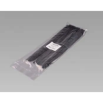 Stahovací páska Vázací pásek černý 350/4,6