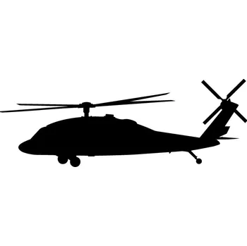 samolepka samolepka vrtulník 1 (silueta vrtulník 1)