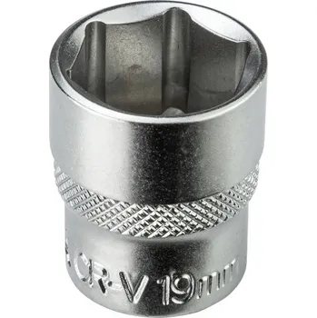 Gola hlavice DEMA Nástrčný klíč / ořech krátký 19 mm 3/8"