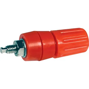 ISO konektor Banánek zdířka NH1306 červená K5603