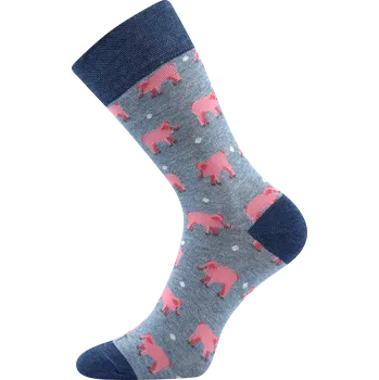 Pánské ponožky Ponožky - Prasátka - velikost 39-42 (Velikost 39-42)