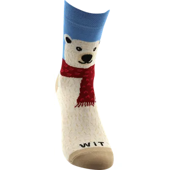 Pánské ponožky Ponožky - Lední medvěd - velikost 39-42 (Velikost 39-42)