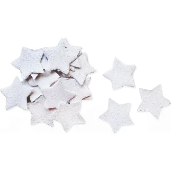 Vánoční dekorace Hvězdička přízdoba S/24 bílá (F48-R1772-3CM/W)