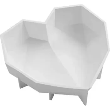 Forma na pečení EliteHoff E-6218 silikonová forma na pečení 3D srdce