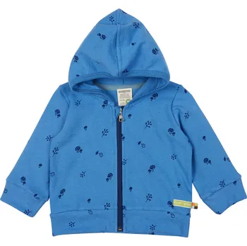 Chlapecká mikina Dětská mikina s kapucí Co najdu v lese - modrá loud + proud Velikost: 86/92