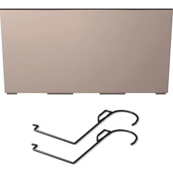 Úložný box PROSPERPLAST Truhlík URBI CASE W s háky a vkladem mocca 39,5cm