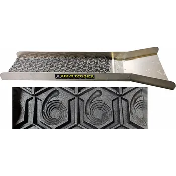 JL GoldDigger - splav na rýžování zlata - Černá 20 x 97 cm