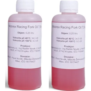 motopřípravky Tlumičový olej Motorex 2.5W (0.50 litru)