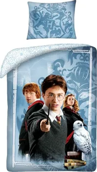 Ložní povlečení Halantex Harry Potter Friends 140 x 200, 70 x 90 cm zipový uzávěr