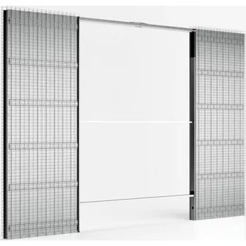 Stavební pouzdro Ermetika S.r.l. Stavební pouzdro do SDK Ermetika Evolution dvoukřídlé 1250 mm 1970 mm do SDK 100 mm
