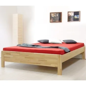 Ložnice BMB KARLO s nízkými čely - masivní dubová postel 90 x 200 cm, dub masiv