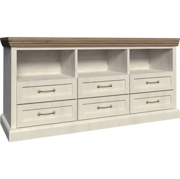 Televizní stolek Eoshop RTV stolek Kingdom SR, severská borovice / divoký dub, lamino