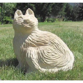 Zahradní dekorace zahradní pískovcová dekorace z kamene kočka