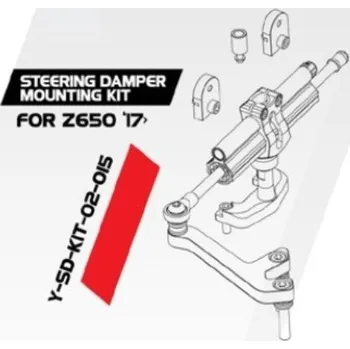 YSS Suspension Kawasaki Z650 montážní sada tlumiče řízení YSS