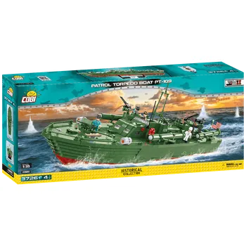 Stavebnice COBI COBI World War II 4825 torpédový člun PT-109