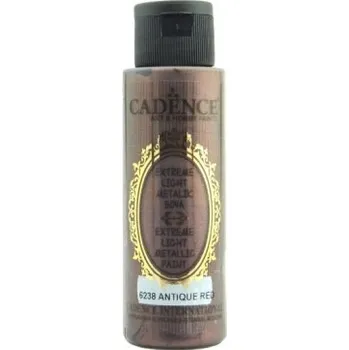Speciální výtvarná barva Metalická barva Extreme light 70 ml - antique red antická červená -