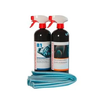 Autošampón Porzelack, sada na čistění skla a vnitřních plastů