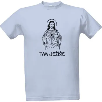 Tričko s potiskem TÝM JEŽÍŠE pánské
