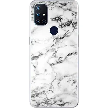Pouzdro na mobilní telefon Odolné silikonové pouzdro iSaprio - White Marble 01 - OnePlus Nord N10 5G