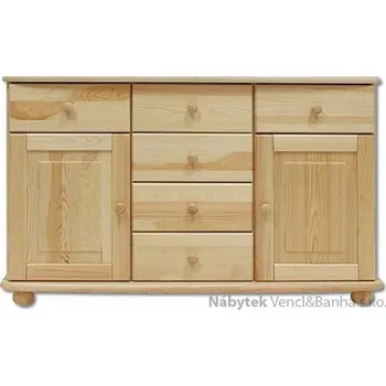 Ložnice Drewmax Dřevěná komoda, prádelník z masivního dřeva borovice KD136 Pacyg