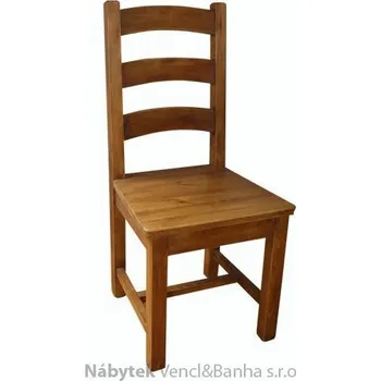 Jídelní židle dřevěná rustikální stylová jídelní židle z masivního dřeva borovice Mexicana D24 euromeb