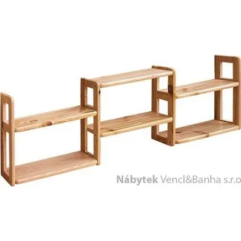 regál dřevěná závěsná polička z masivního dřeva borovice drewfilip 17