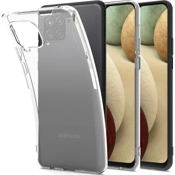 Pouzdro na mobilní telefon Forcell Ultra Slim pro Samsung Galaxy A12 / M12 průhledné