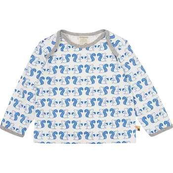 Dětské triko s dlouhým rukávem Vererka modrá loud + proud Velikost: 74/80