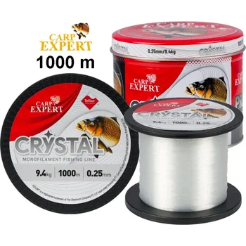 Rybářský vlasec Carp Expert Crystal Transparent Fishing Line 1000 m průměr: 0,25 mm