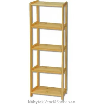 regál Drewmax dřevěný regál z masivního dřeva borovice RG123 pacyg